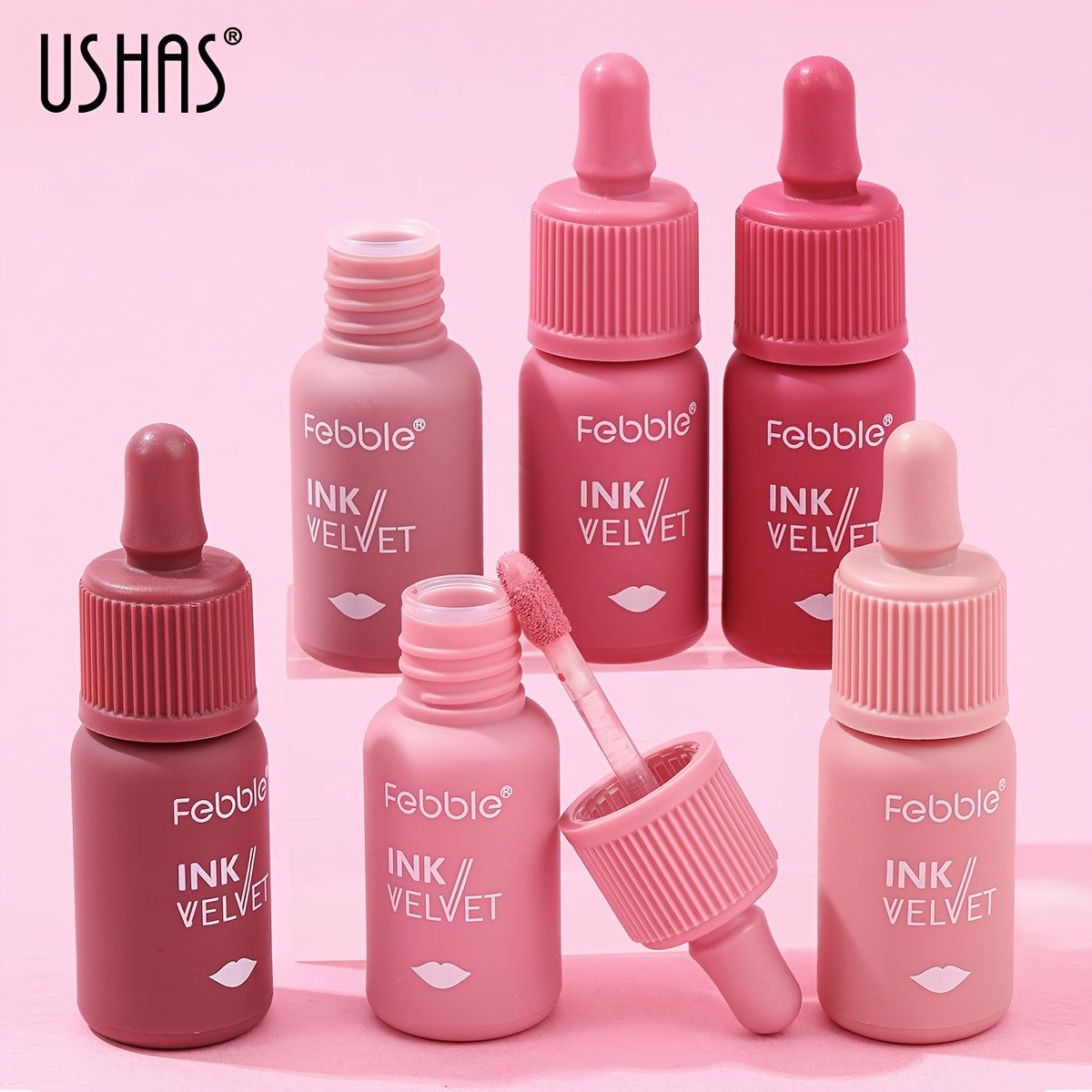 Matte Liquid Lipstick Waterproof Lip Gloss in Rich Shades for All Skin Types