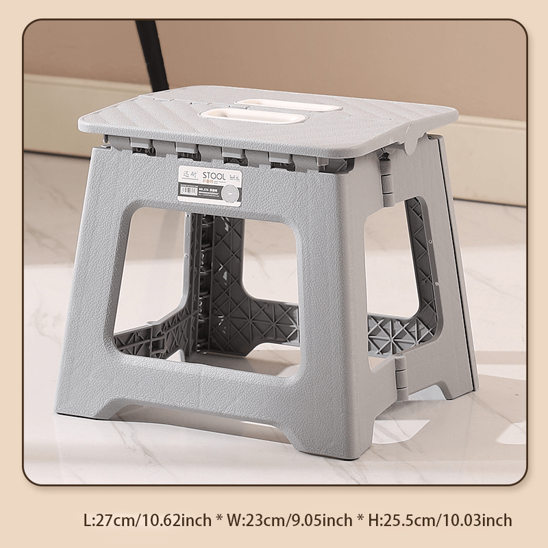 Kattalar uchun portativ egiluvchan stul, tashqi faoliyatlar va baliq ovlash uchun mustahkam plastik o'rindiq