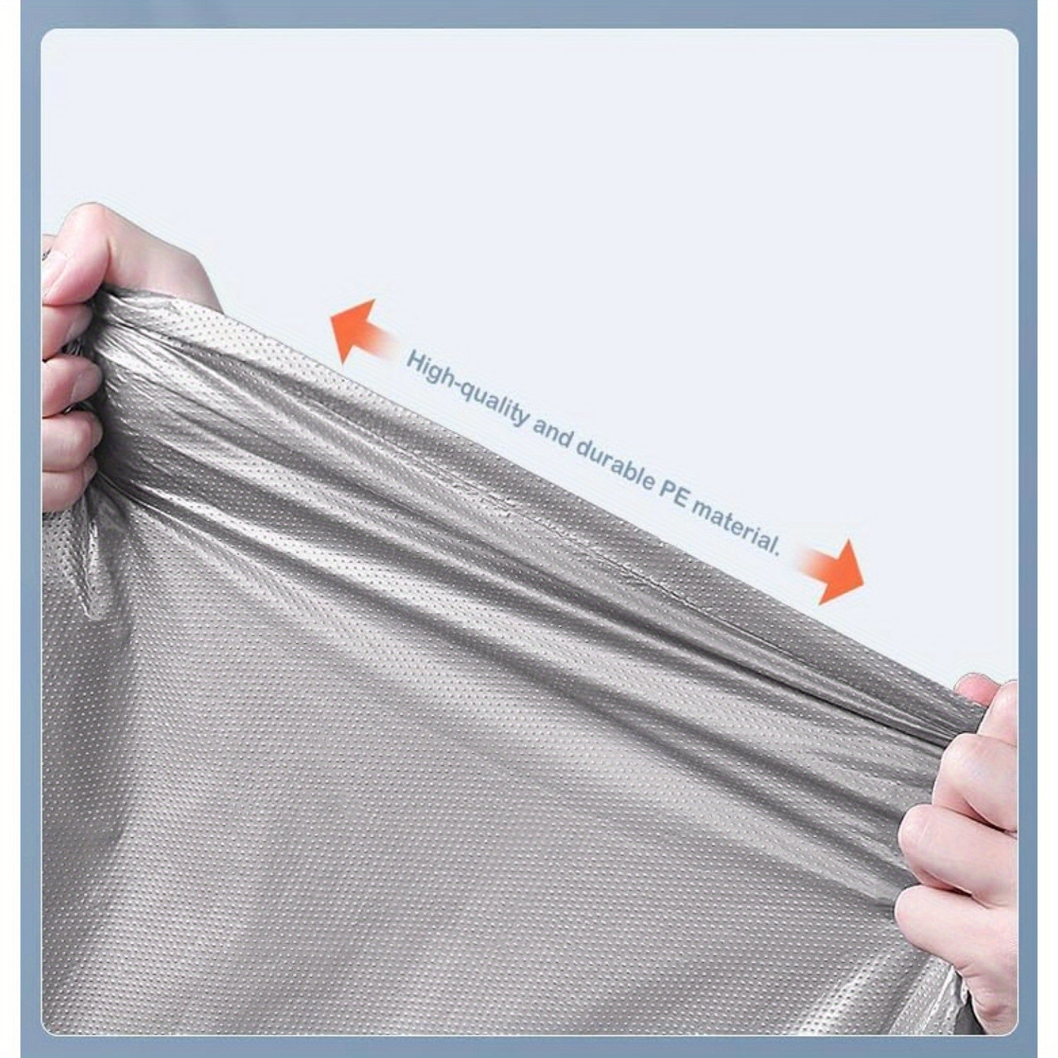 Paquete de 10 bolsas de plástico de uso pesado para almacenamiento, grandes, a prueba de humedad, con asas, para mudanzas y almacenamiento a largo plazo