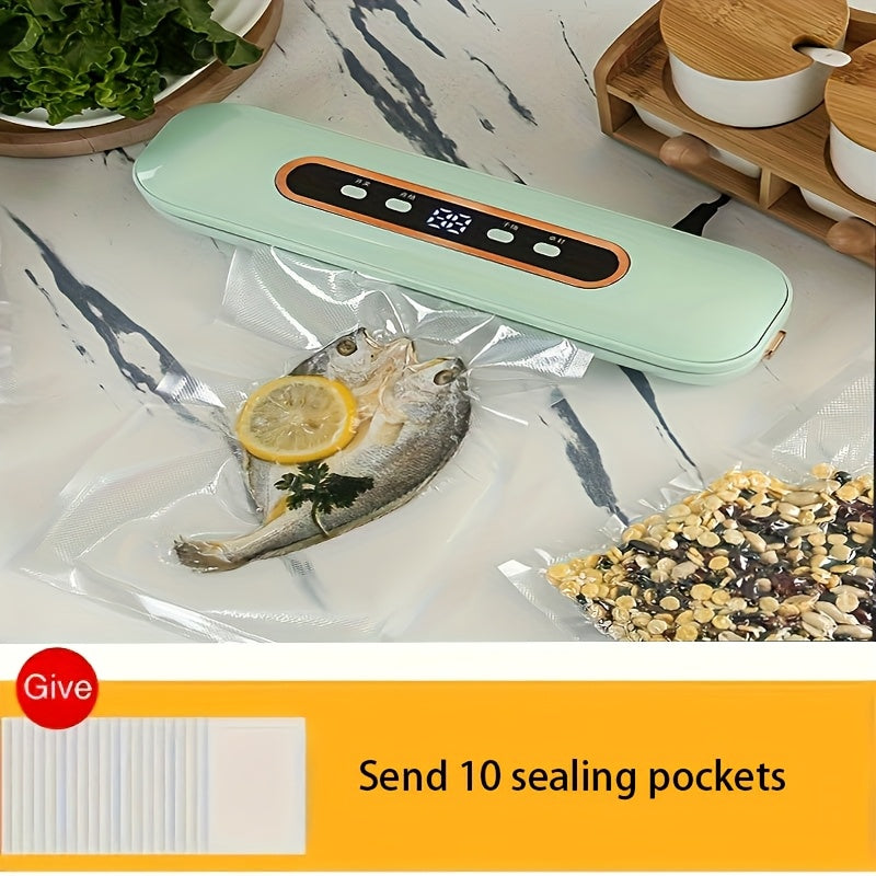 Портативный автоматический вакуумный упаковщик для хранения продуктов и закусок