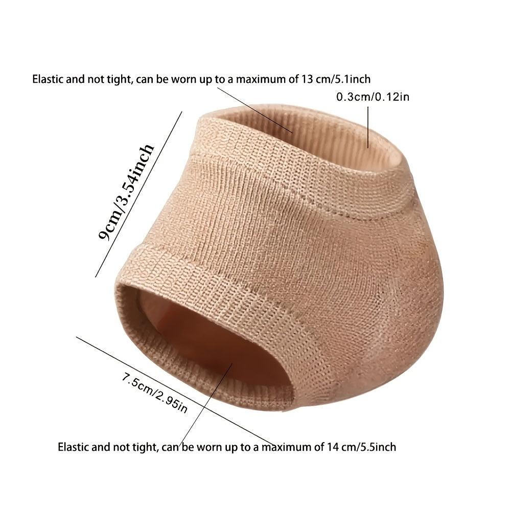 Women's Heel Protection Socks Moisturizing Gel High Heel Sleeves 2-4 Pairs
