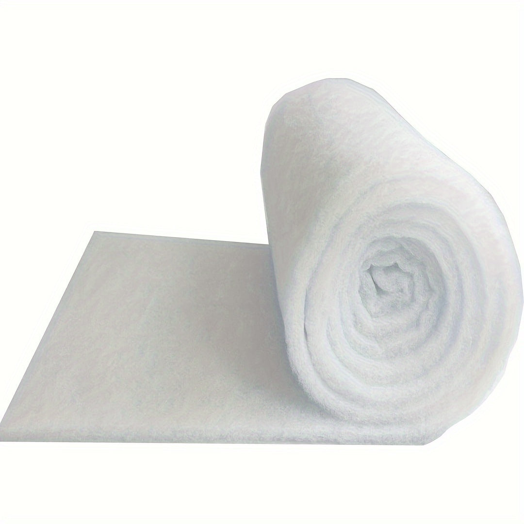 "Рождественский снежный плед-рулон (1/3 кусок, 33*120 см) для праздничного декора - идеально подходит для деревенских композиций, под рождественские елки - толстое, мягкое белое пушистое искусственное снежное покрытие для зимнего и праздничного декора"