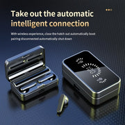 Wireless Headphones with LED Display Noise Reduction Touch Control HIFI Sound