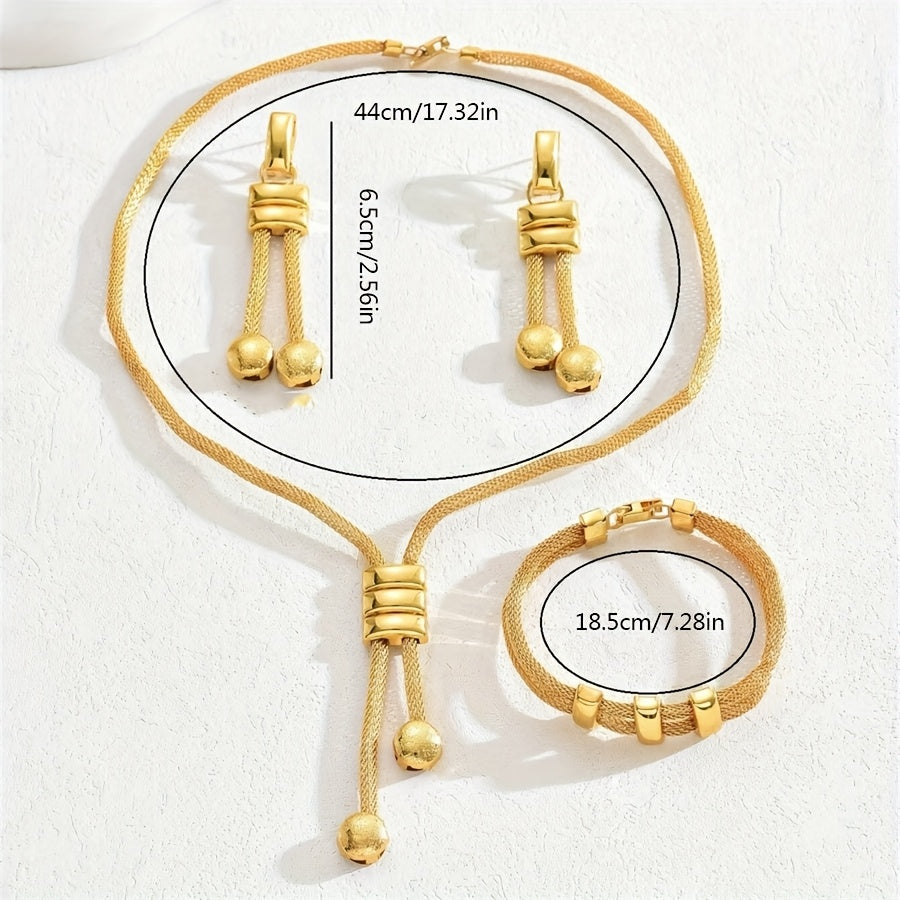 Boho uslubidagi 14K oltin qoplangan mis zargarlik buyumlari to'plami, ayollar uchun taqinchoqlar, Afrikadan ilhomlangan, kundalik va bayram uchun