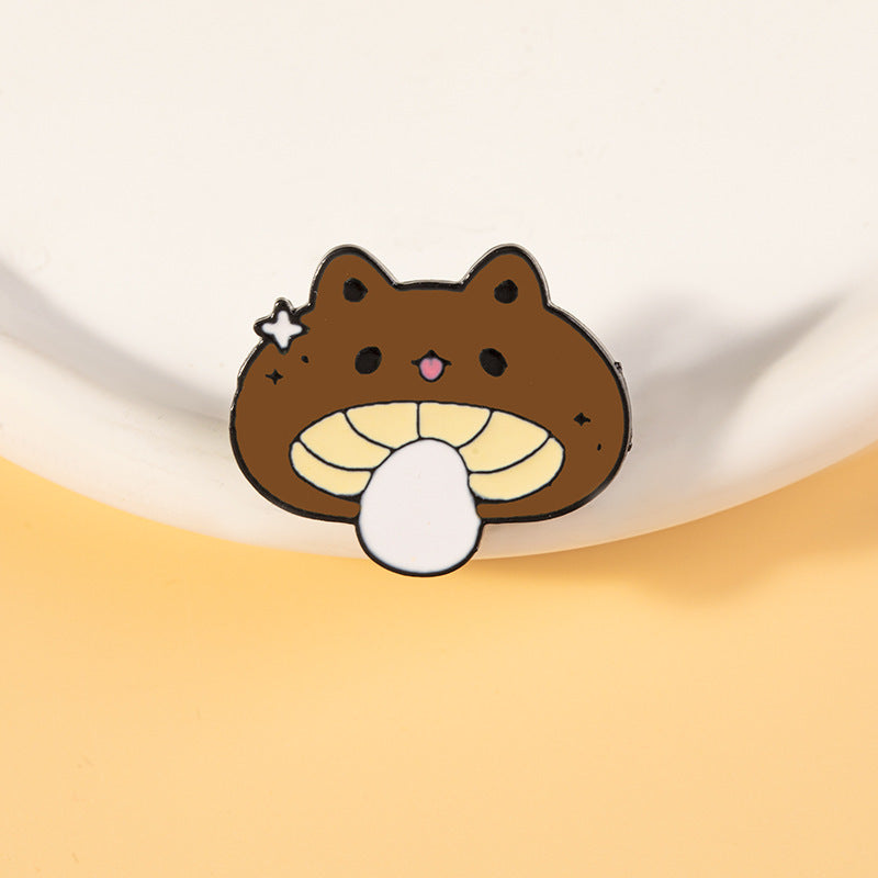 Set of 4 Fruit and Vegetable Brooches Garlic Tomato Pattern Jewelry Accessories for Clothing Bags