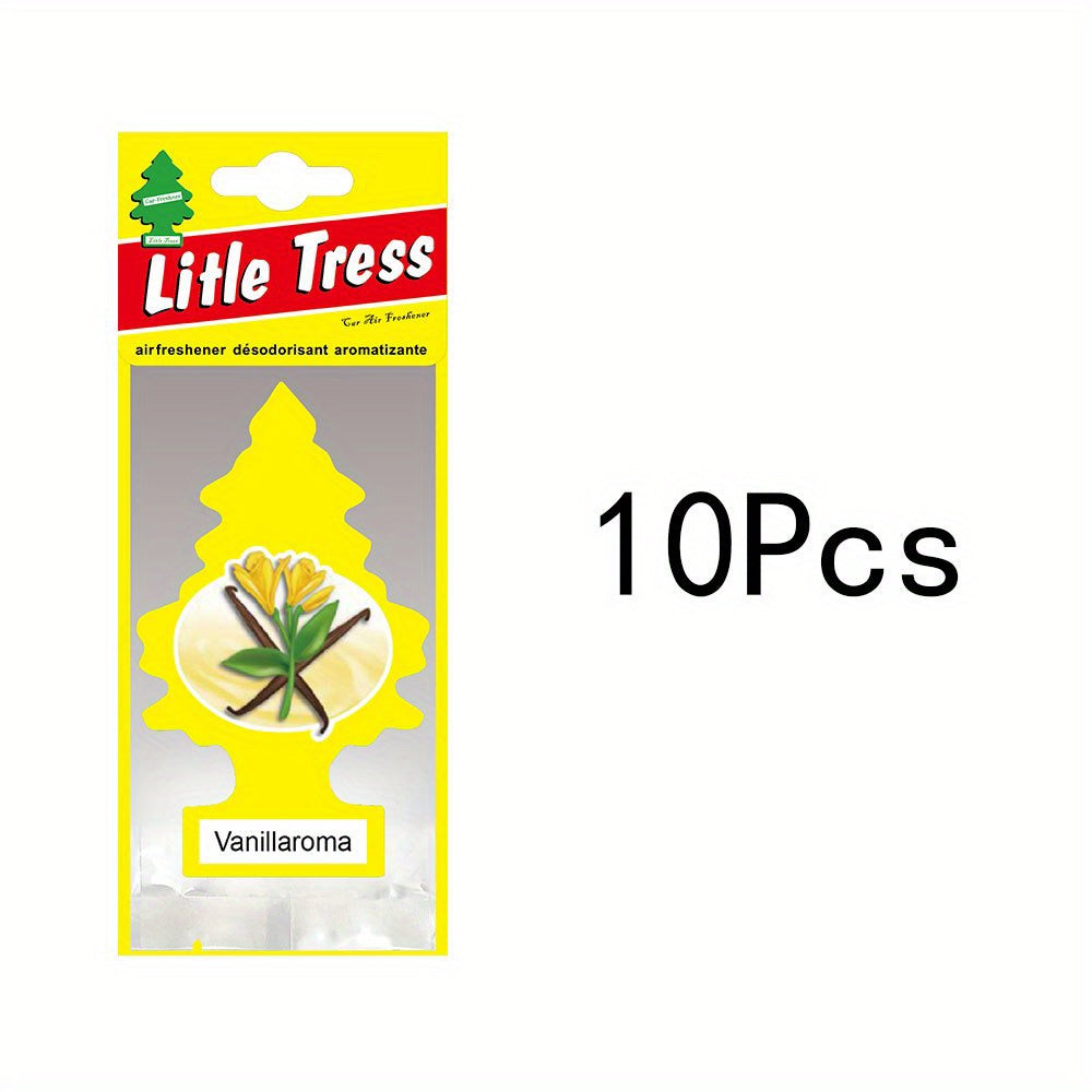 Car Air Freshener Hanging Paper Tree for Home or Vehicle Scented Decor