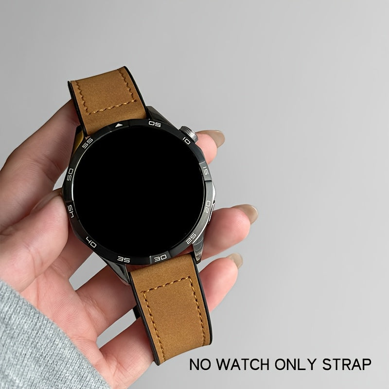 Green Silicone Watch Strap for Smartwatches with Magnetic Metal Clasp Compatible with Galaxy Garmin Xiaomi Huawei