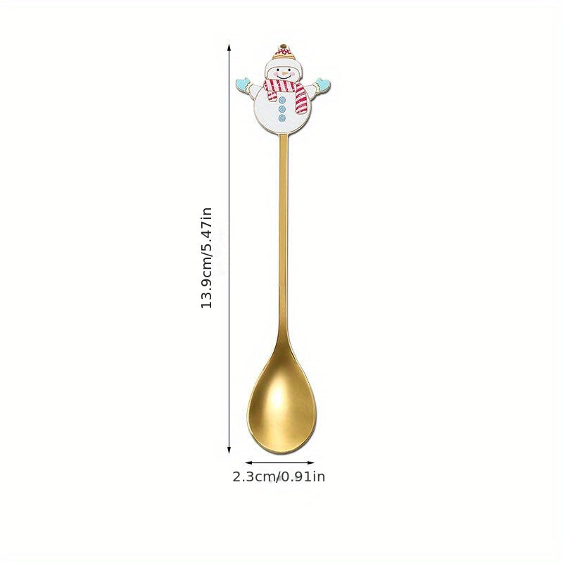 Set of 4 Stainless Steel Cutlery Pieces Gift Box Coffee Dessert Tea Spoons