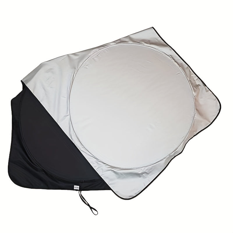 Передний солнцезащитный козырек для автомобиля, выдвижной, отражающий, для лобового стекла