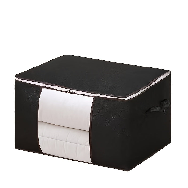 Kiyimlar va yostiq uchun mato saqlash sumkasi, namlikka qarshi, to'rtburchak shaklidagi tashkilotchi
