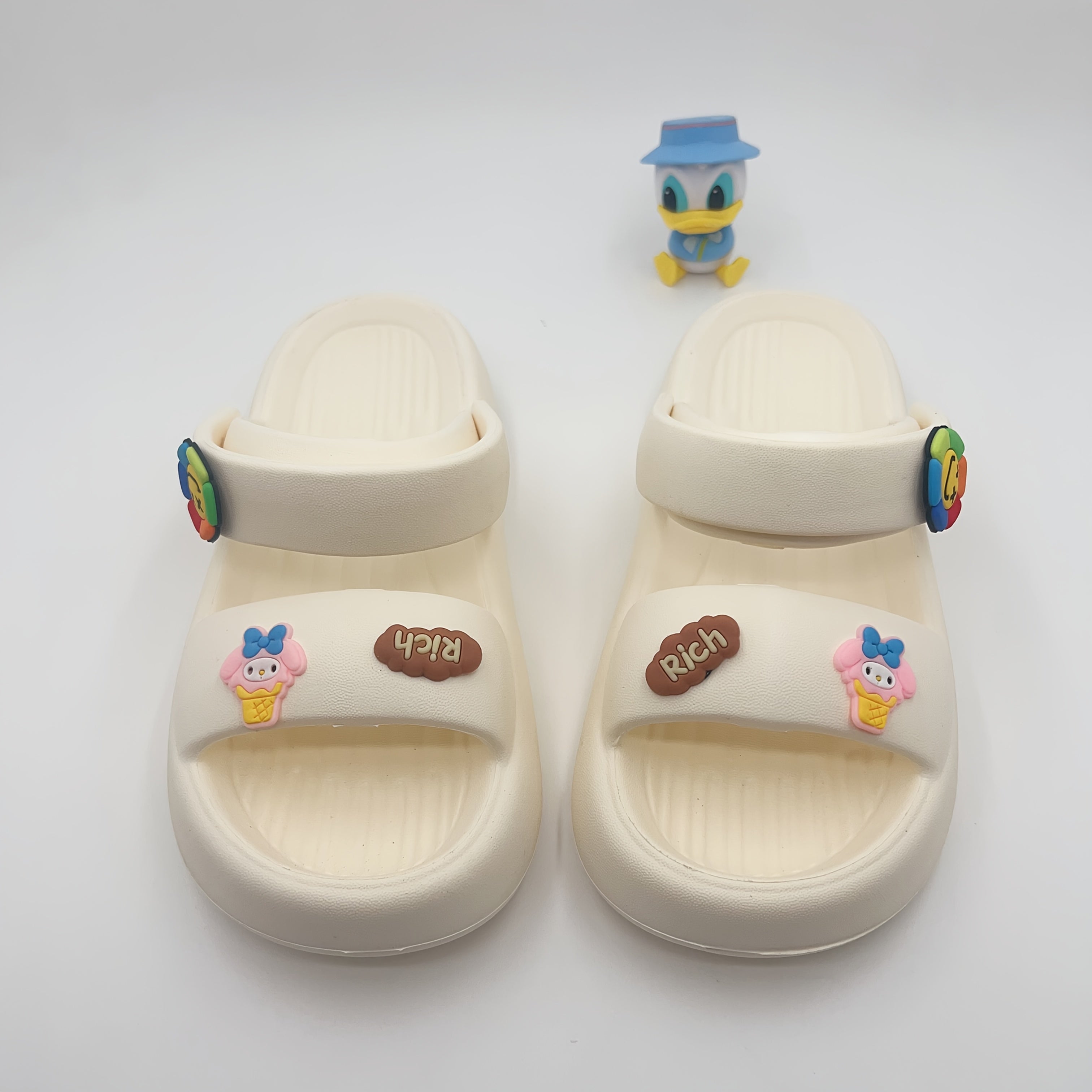 Women's EVA Slippers Open-Toe Cushioned Indoor Outdoor Lightweight