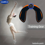 JustEvo EMS Hip Trainer, portativ, qayta zaryadlanadigan litiy batareyasi, USB zaryadlash, glute kuchini oshirish va shakllantirish uchun ideal.