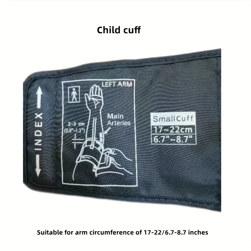 Universal Arm Blood Pressure Cuff for Manual Inflation Suitable for Adults and Children