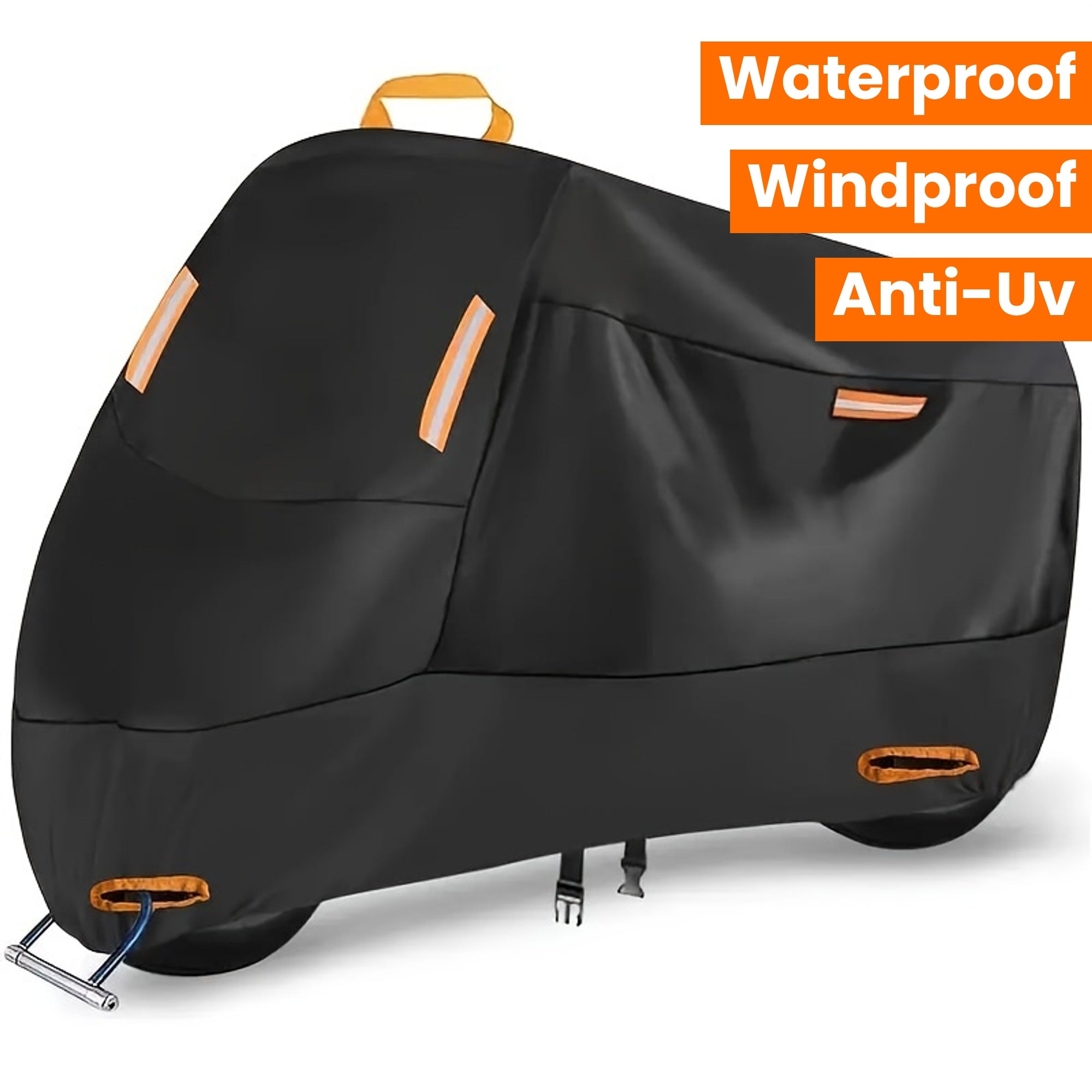 Plus Size Motorcycle Cover Thick Oxford Sun Protection All Vehicles