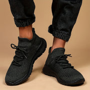 Men's Breathable Fabric Sneakers for Casual and Sports Activities