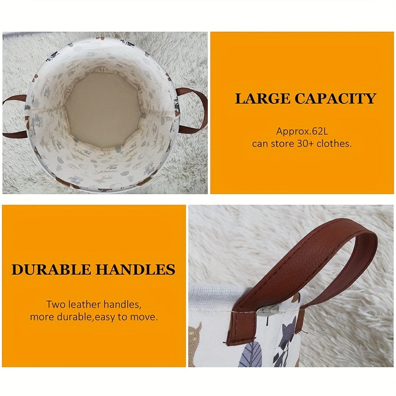 Yotoqxona uchun suv o'tkazmaydigan saqlash qutisi, bu kir yuvish savati kiyim saqlash, o'yinchoqlarni tartibga solish va xona bezatish uchun ham juda mos keladi.