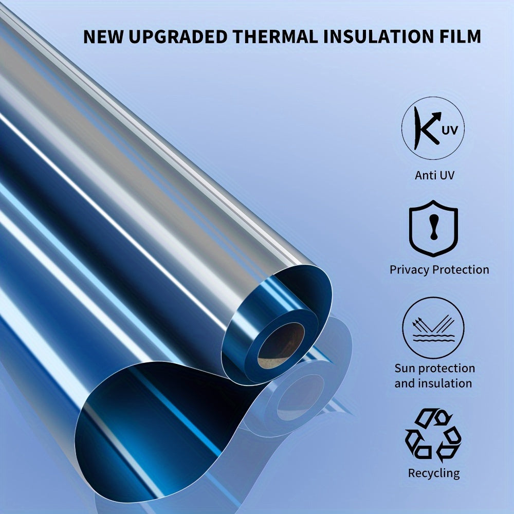 Glass Film Roll for UV Protection Privacy Sunshade Heat Insulation 70x200cm