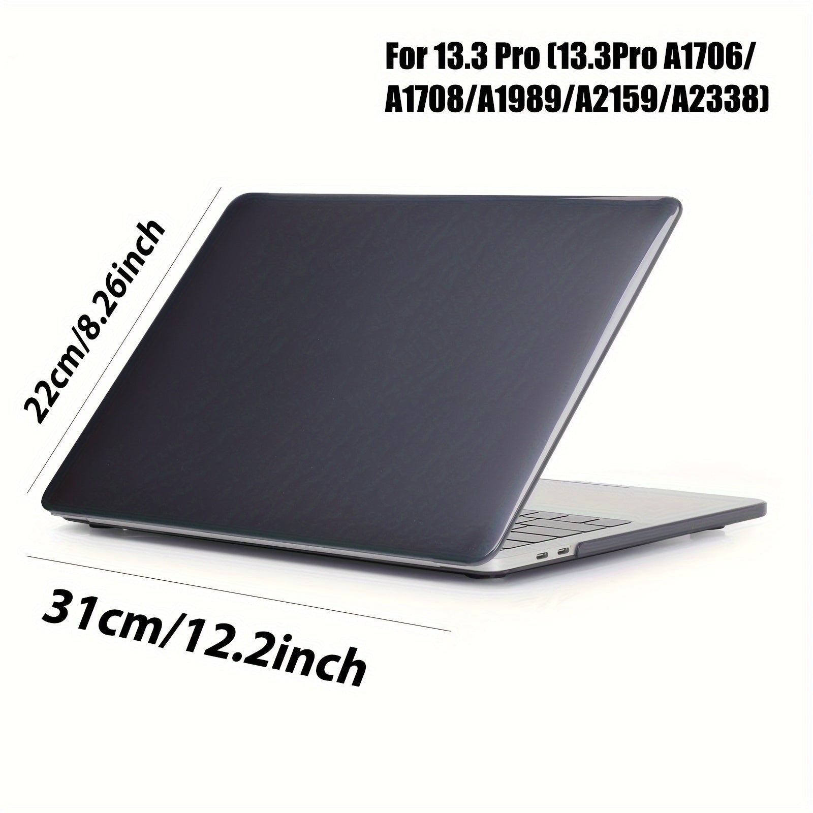 Waterproof Soft Plastic Laptop Case for MacBook Air/Pro 13.3/13.6 Dustproof Non-Slip