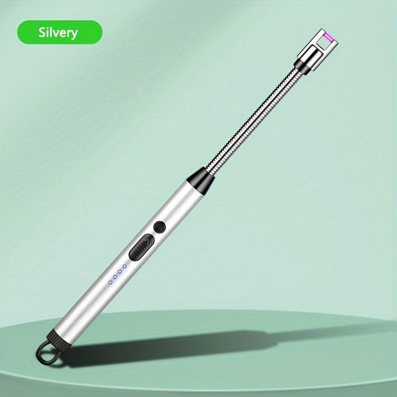 Rechargeable USB Arc Lighter Windproof Candle Camping Outdoor Kitchen Gift