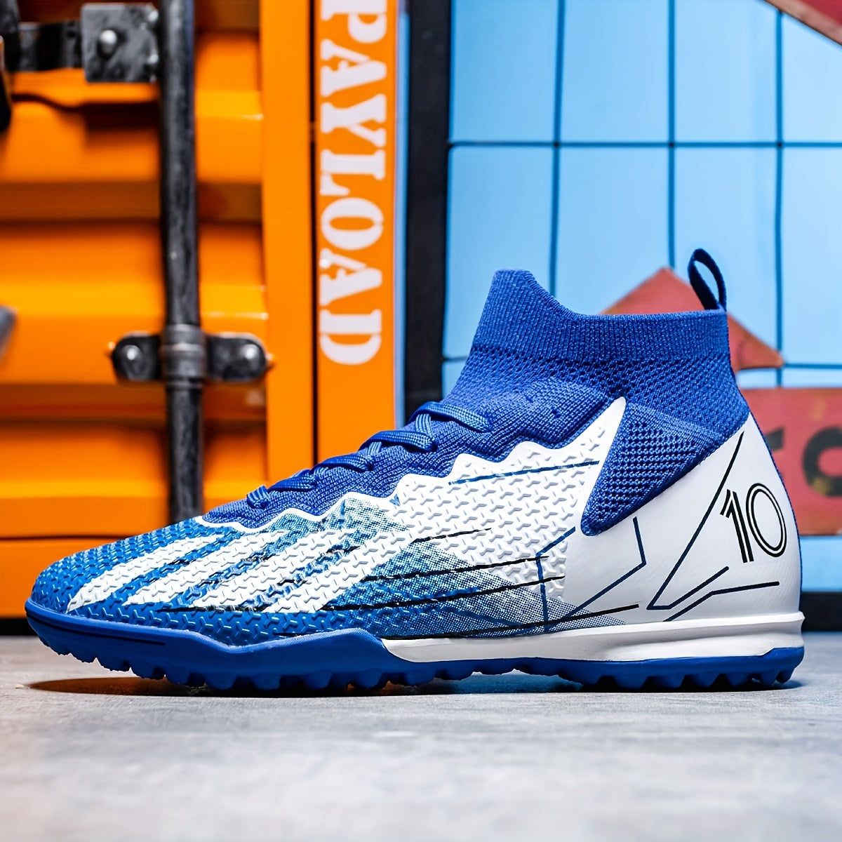 Высокие профессиональные футбольные бутсы из искусственной травы, дышащие, комфортные, противоскользящие, всесезонные