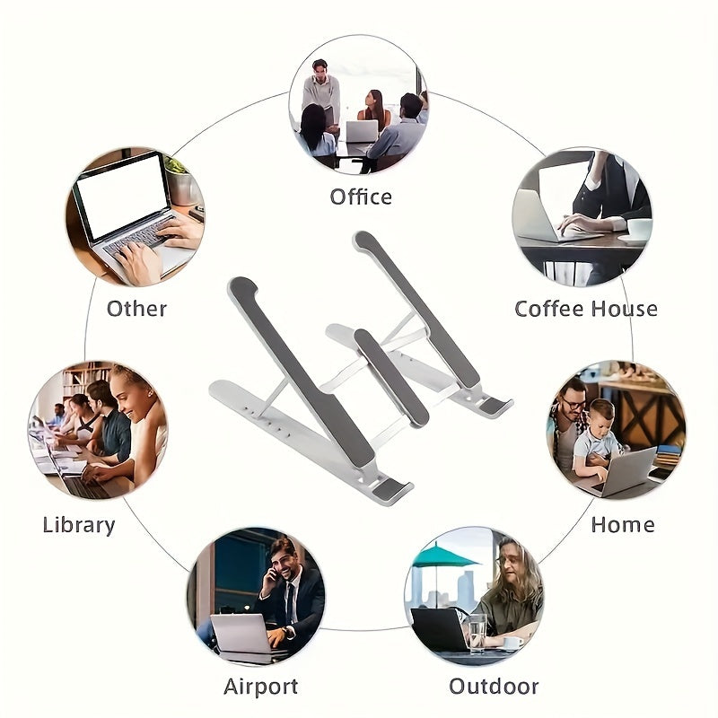 Портативная регулируемая подставка для ноутбуков от 10 до 43,18 см, складная настольная опора