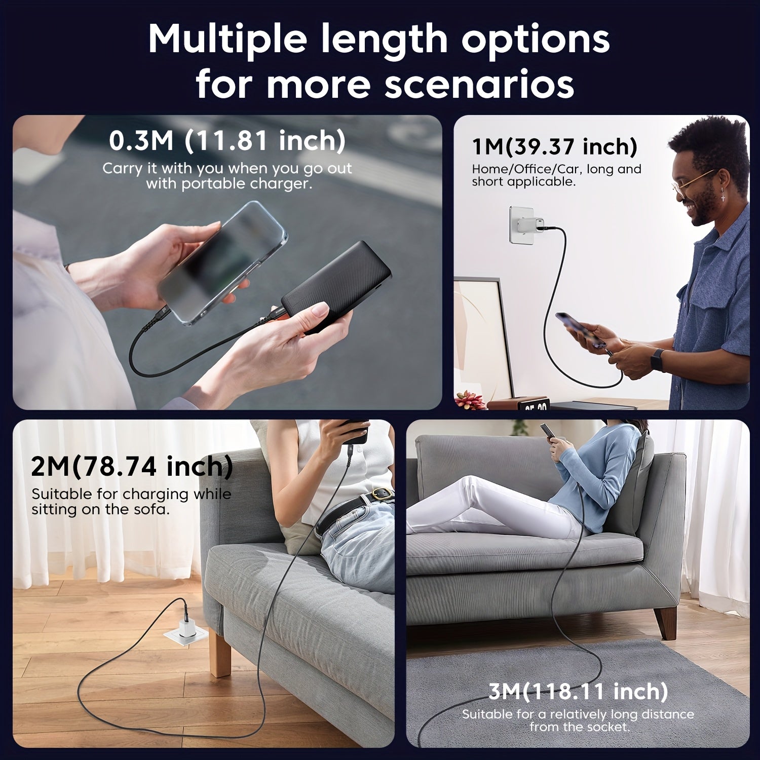 PD100W Max Type C dan Type C kabeli Samsung, Honor, Xiaomi va iPhone 15/15Plus/15Pro/15 Pro Max, 16/16Plus/16 Pro/16Pro Max uchun tez zaryadlash.