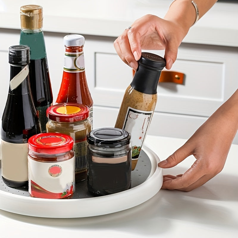 Set of 1 or 2 Non-Slip Lazy Susan Turntable Organizers, 25.4 cm for Cabinets and Pantries