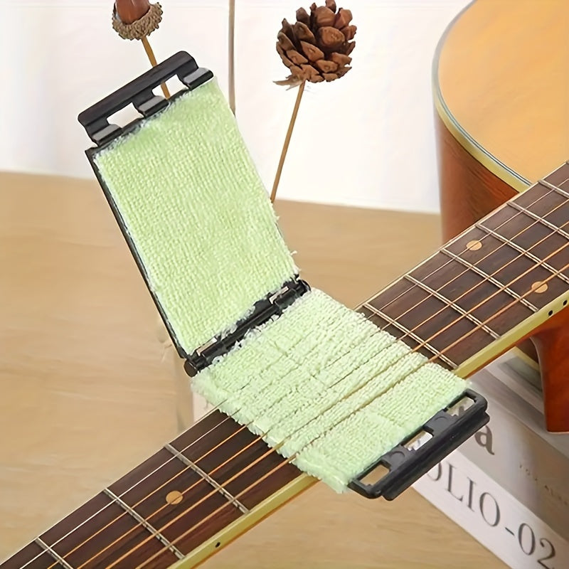 Premium Guitar String Cleaner with ABS Fingerboard Cloth for Acoustic Electric Bass Ukulele