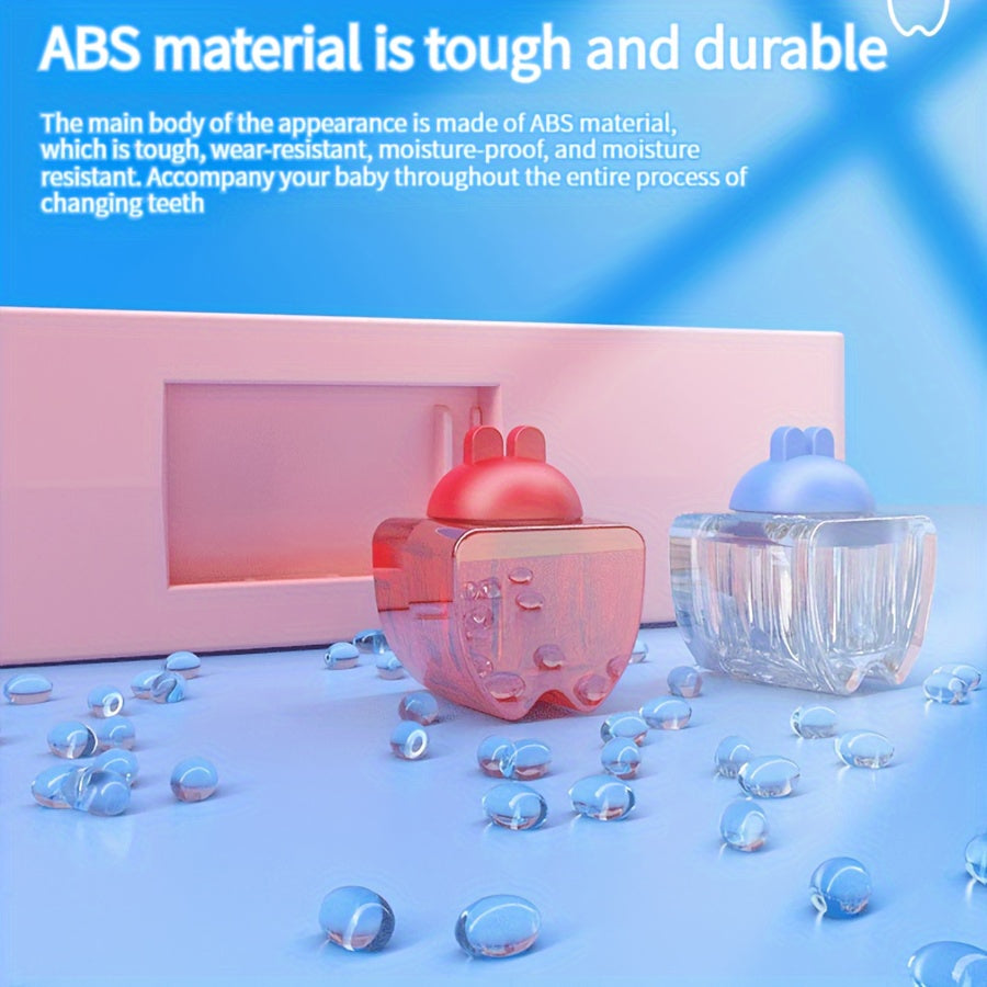 Kids Tooth Keepsake Box Bunny Shape ABS Resin Memory Storage for Children