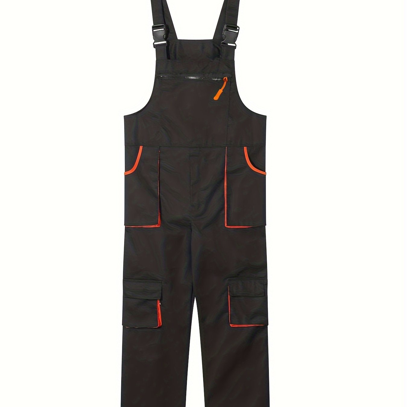 Men's Sleeveless Work Overalls Polyester Casual Multi Pocket All-Season