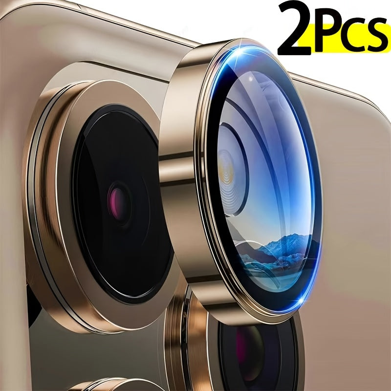 Camera Lens Protector for iPhone Pro Max Mini Tempered Glass Aluminum Alloy Full Coverage