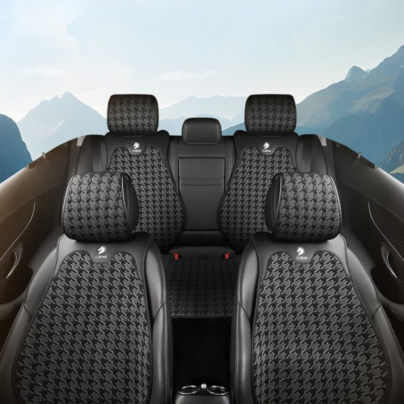 Universal Car Seat Covers All Seasons for Sedan and SUV Black Grey