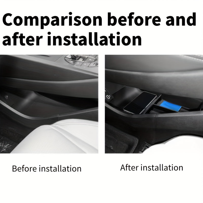 Universal Under-Dash Storage Box for Car Interior Organization