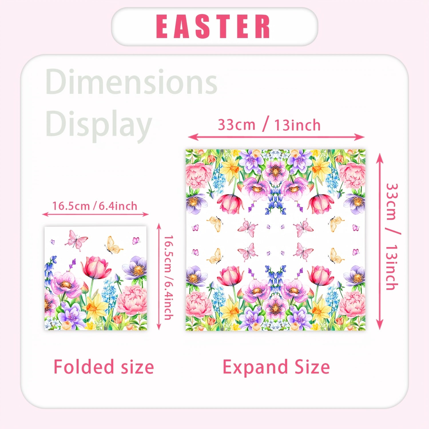 20 ta Vintage Floral Herb Paper Napkins 33cm Multifold 2-Ply Bayramlar, to'ylar va ta'tillar uchun