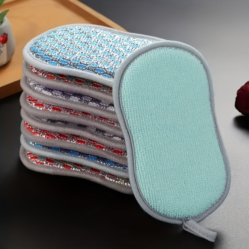 Set of 5 Multi-Purpose Kitchen Cleaning Sponges with Strong Scrub Pads