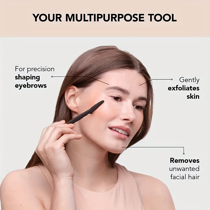 Eyebrow Razor Set 6 or 12 Pieces for Women and Men with Protective Cover