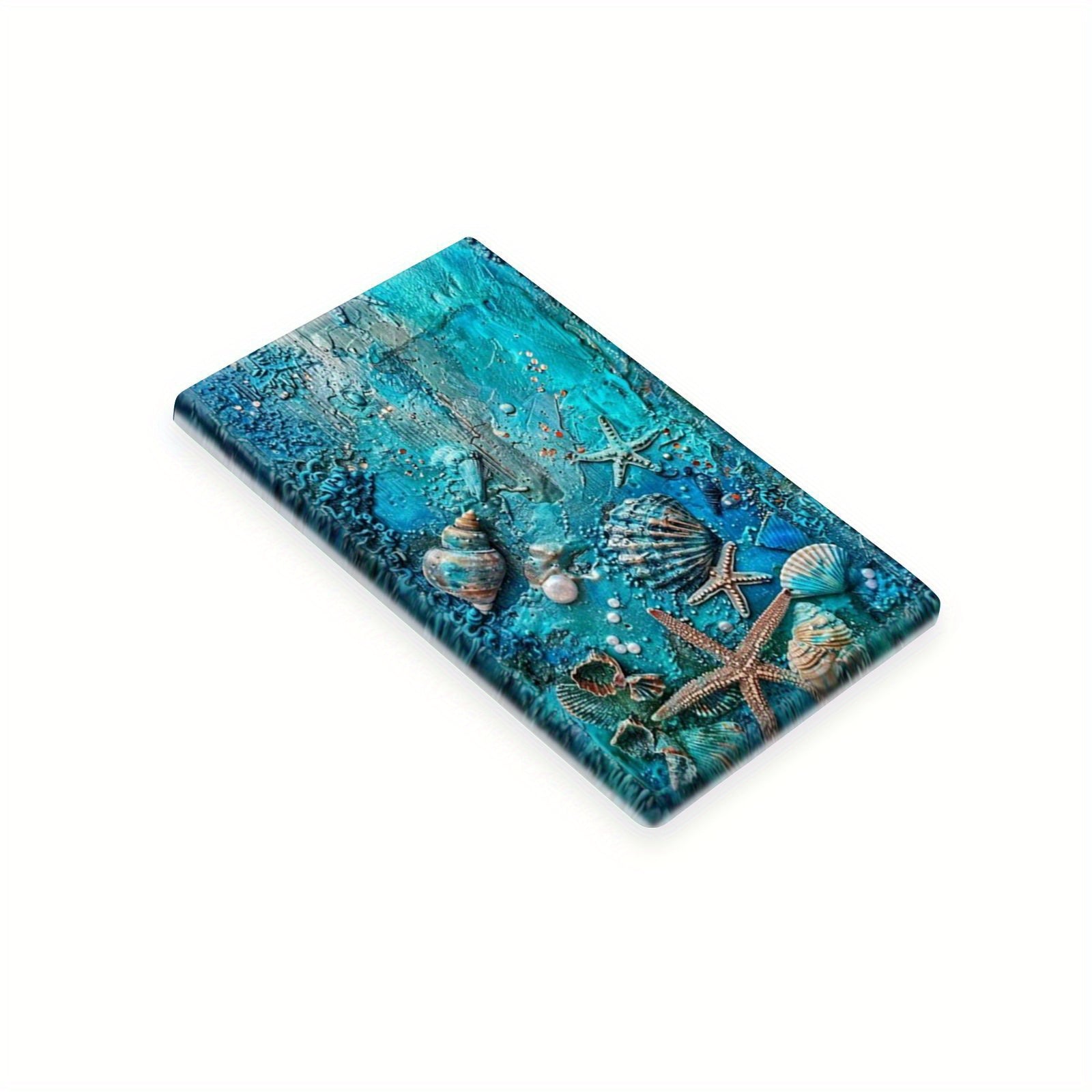 Blue Ocean Starfish and Seashell Switch Cover for Bedroom Kitchen Bathroom Decor