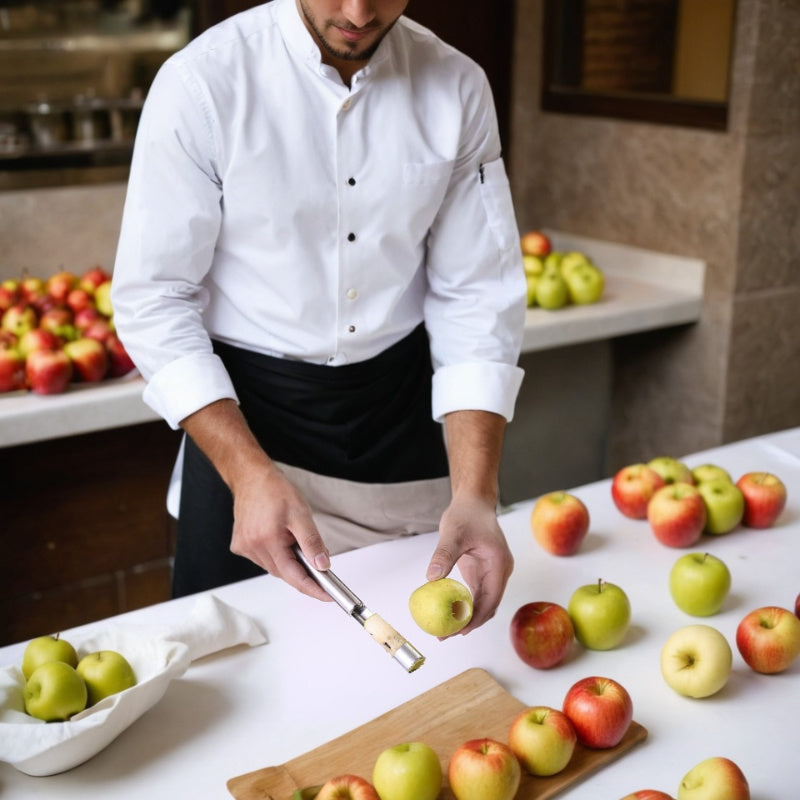 Коронка из нержавеющей стали пищевого качества для яблок и груш, идеально подходит для домашних и автодомовых кухонь