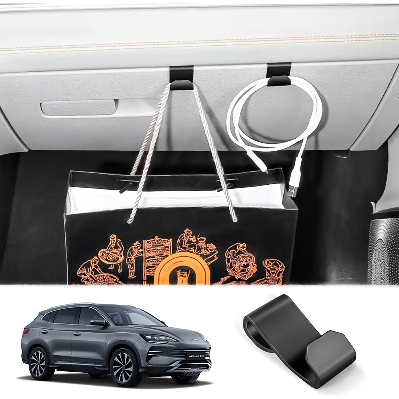 Car Co-Driver Seat Glove Box Storage Hook Interior Organizer Black