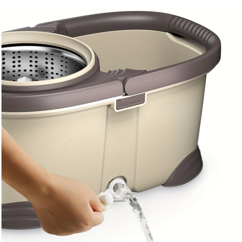 Spin Mop and Bucket Set with Wringer for Wet and Dry Cleaning