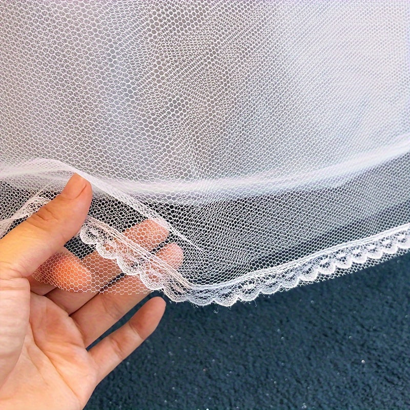 Wedding Dress Petticoat A-Line Skirt with Elastic Waist Polyester for Bridal Season