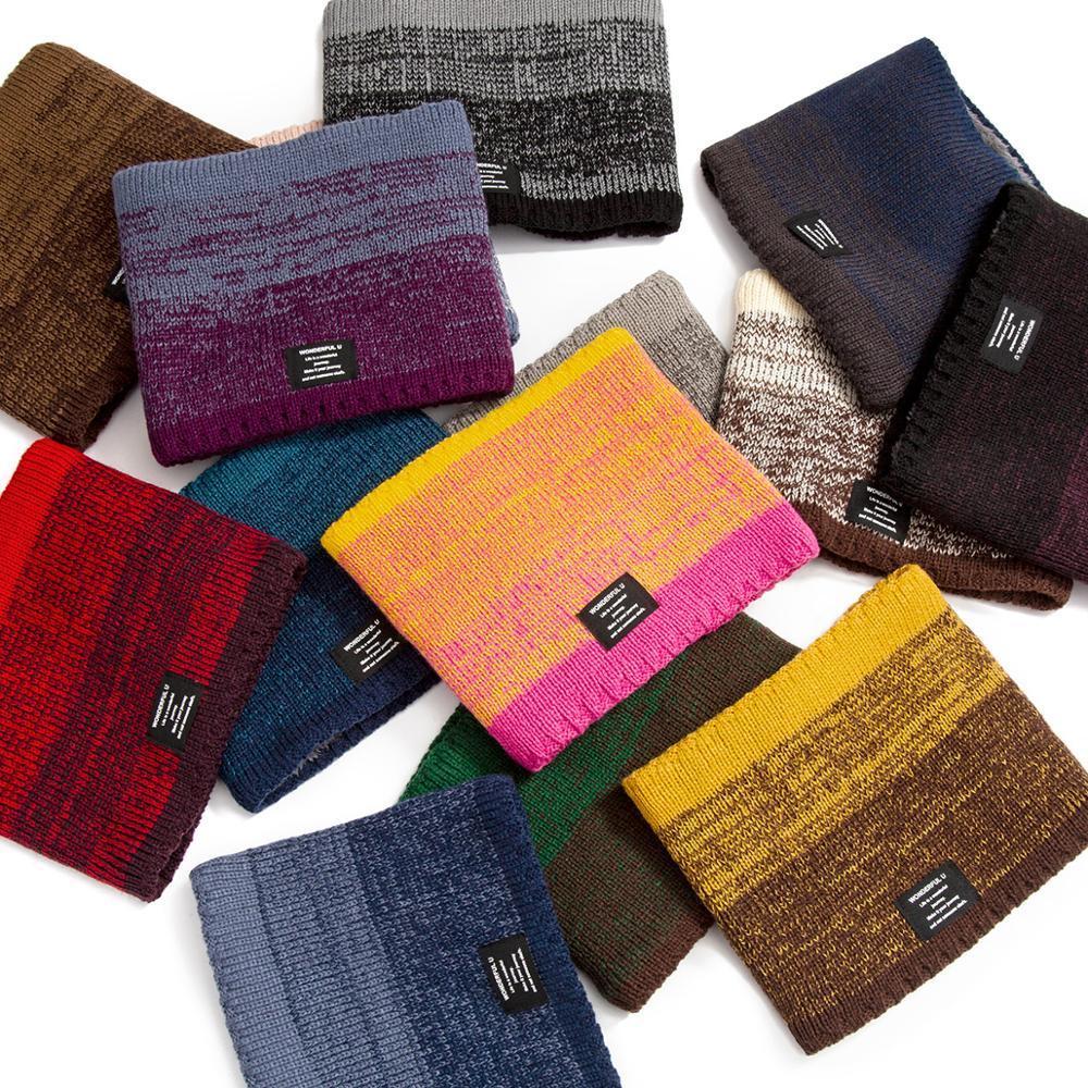 Men's Padded Double Layer Neck Cover for Autumn Winter Warmth and Gifting