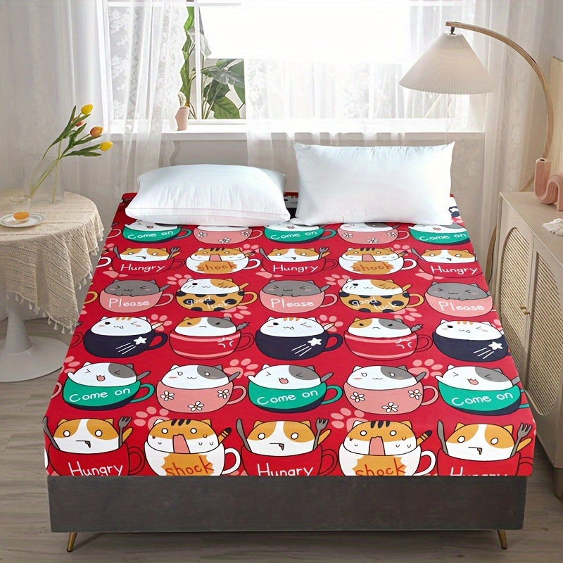 Polyester Waterproof Bed Sheet Single Layer for Mattress 30-34cm