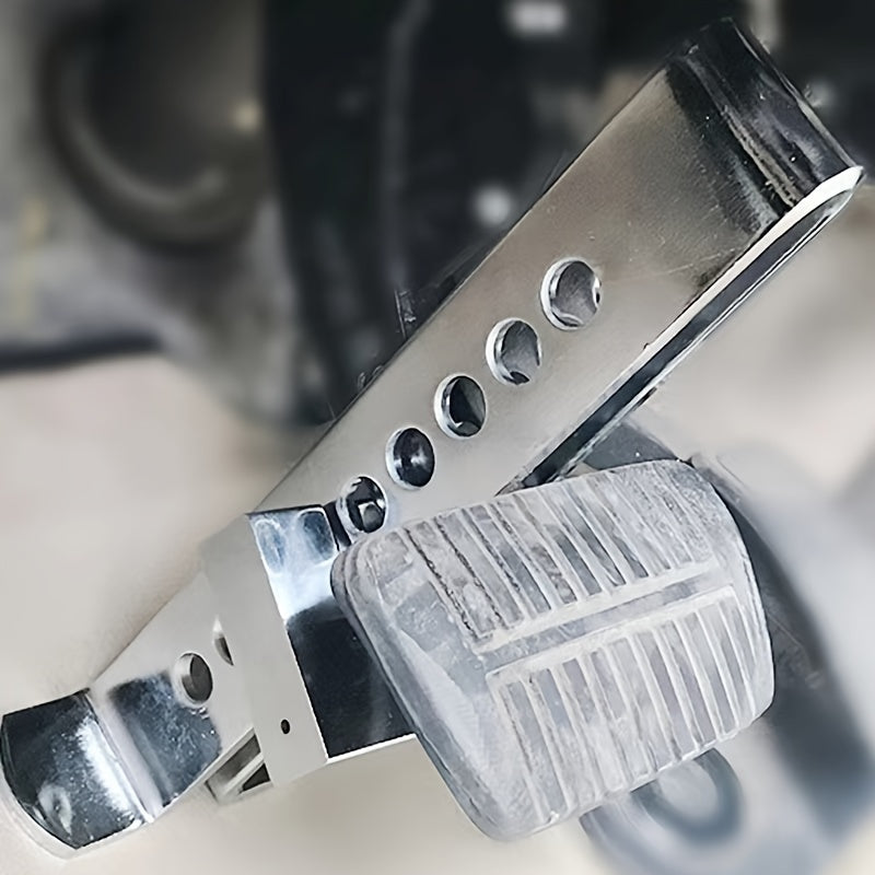 Universal zanglamaydigan po'latdan yasalgan avtomobil tormoz, tormoz va qulf xavfsizlik asbobi, 3 ta kalit bilan