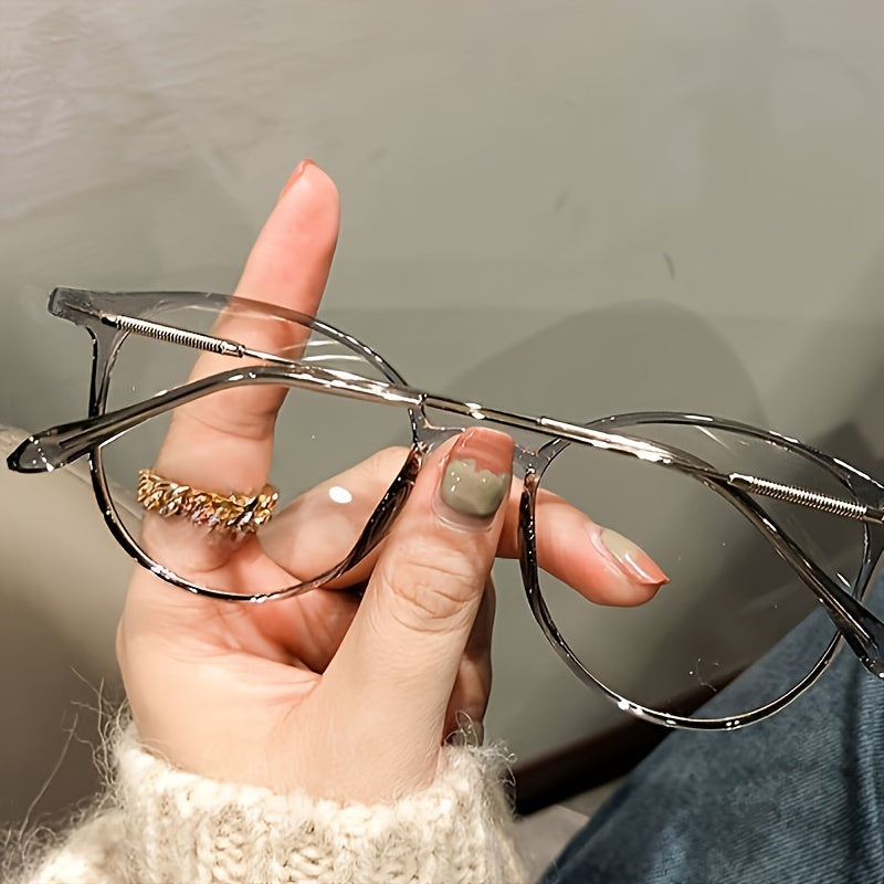 Vintage Photochromic Glasses for Women Metal Frame Anti-Reflective Lenses for Driving Travel Beach