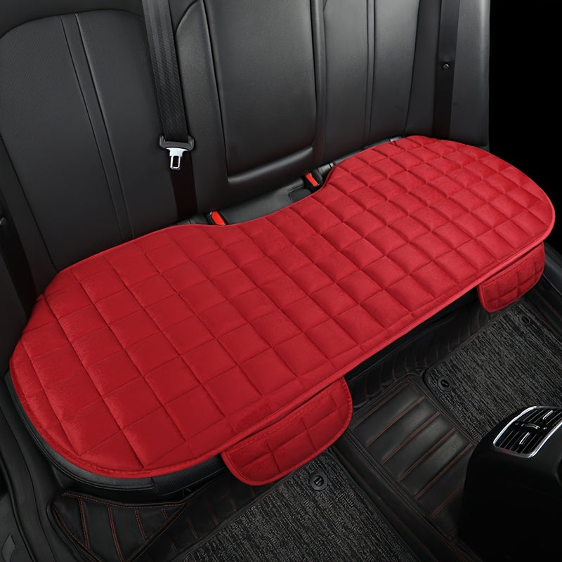 3-ta bo'lakli yumshoq mato bilan qoplangan avtomobil o'rindiqlari uchun qoplamalar, barcha o'rindiqlarga mos, yumshoq to'qilgan mato, binafsha rangli qilingan.