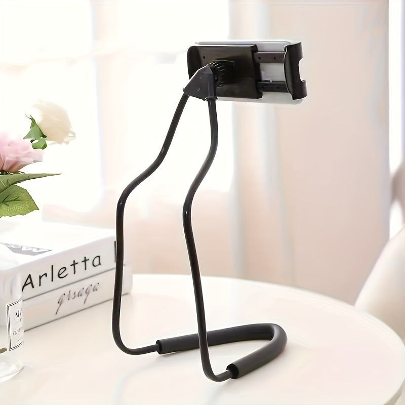 Adjustable Neck Mobile Phone Holder with 360 Degree Rotation Hands-Free Lightweight