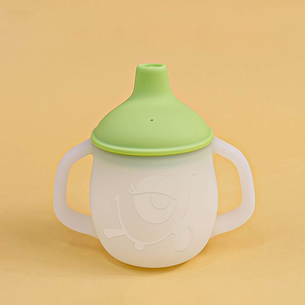 Kids Silicone Sippy Cup with Soft Spout and Easy-Grip Handles BPA-Free for Camping Milk Water