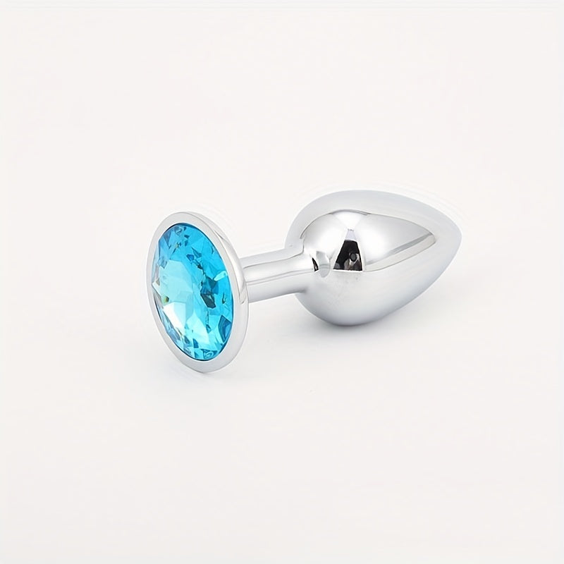 Men Metal Anal Trainer Set 3 Pack Prostate Massagers with Round Bases