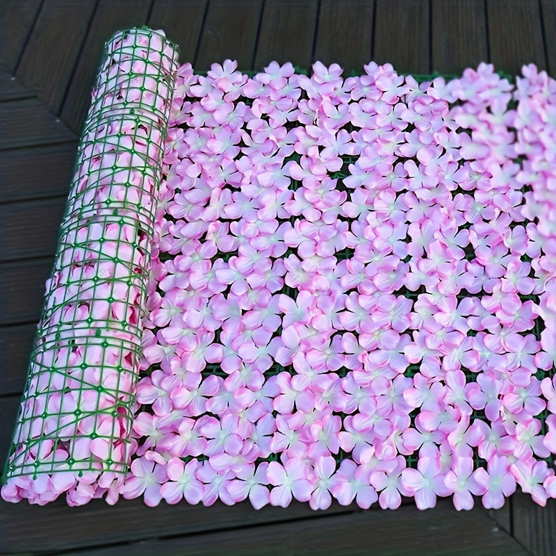 Artificial Flower Wall Panels PVC for Home and Event Decor